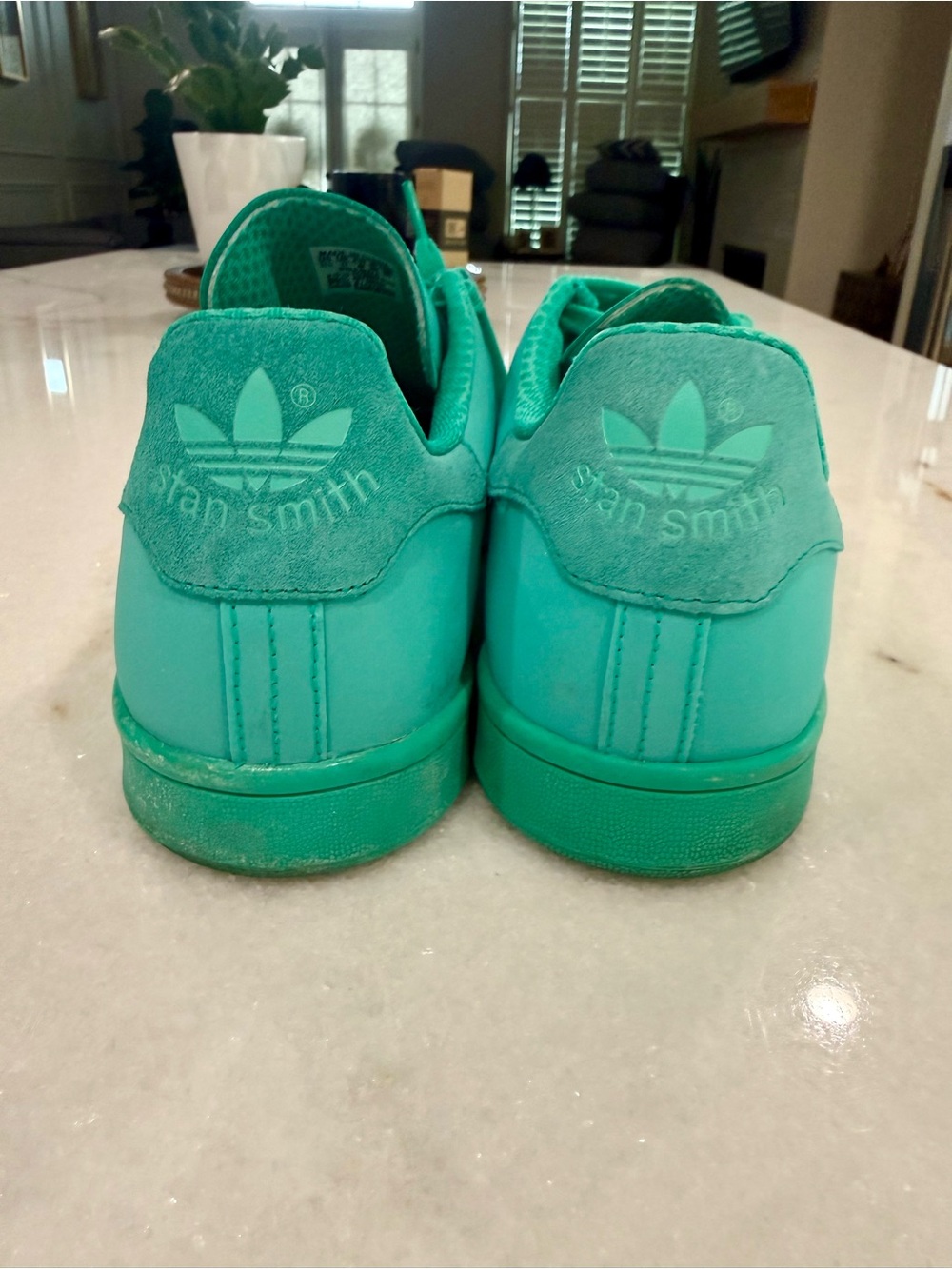 ADIDAS ORIGINALS STAN SMITH ADICOLOR REFELCTIVE GREEN Size 11.5 - Picture 9 of 11